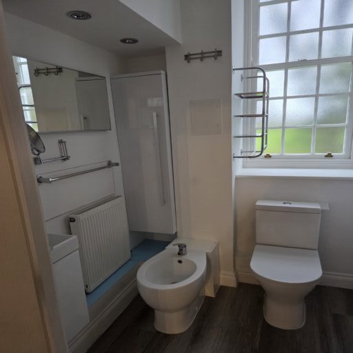 This was one of two bathrooms that needed to be cleaned and sanitized for a viewing that day. Agin inside and out of all cupboards. All surfaces washed and sanitized, floor vacuumed and washed.
